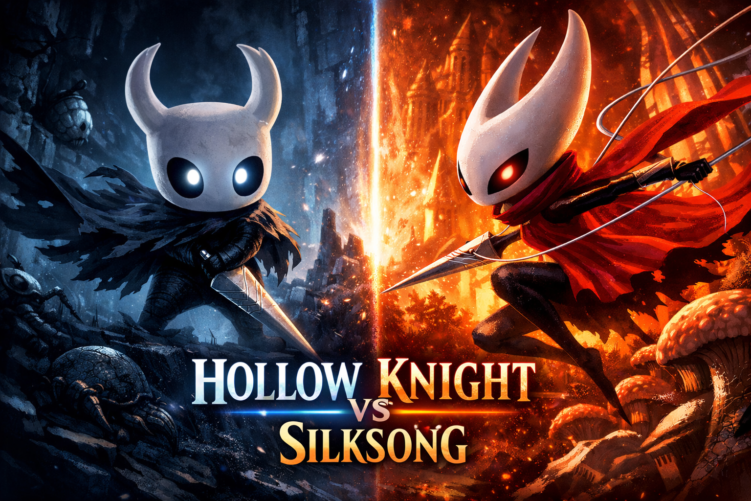 Hollow Knight vs Silksong