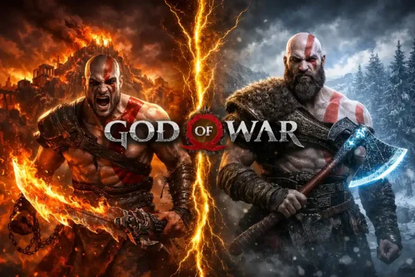 تقابل کریتوس جوان و پیر در ریمیک God of War
