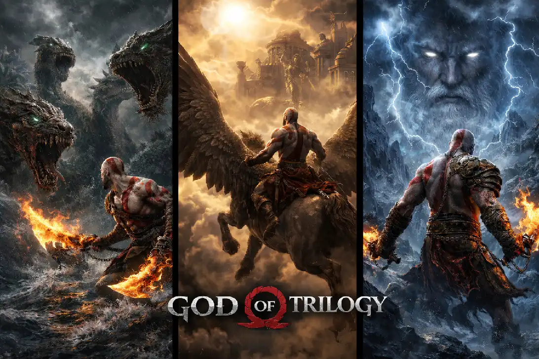 ریمیک God of War : gof of war trilogy